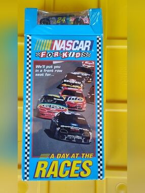 Nascar Kids Racing VHS Tape And Diecast Car